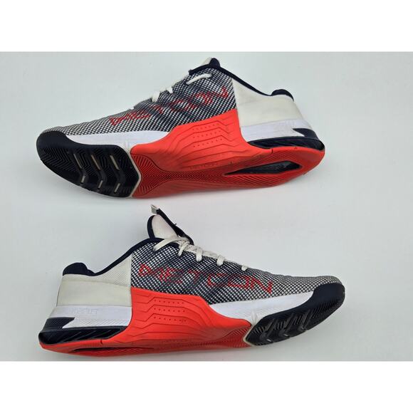 Nike Metcon 8 'White Crimson Obsidian' DO9328-101 | Mens s 13 - Picture 4 of 7